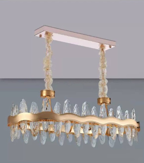 Подвесной светильник MEHMED 85*30, золотой, стекло, LED.