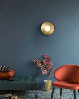 Настенный светильник EARL, Бра 25*25, медный, металл, G9.