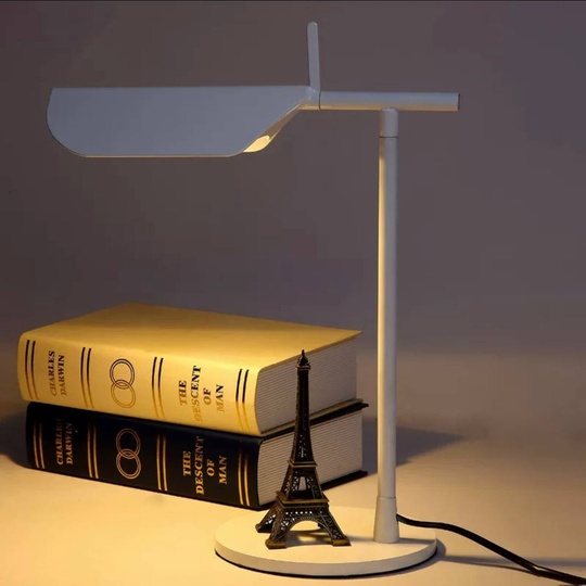 Настольная лампа AMALIA 30*40, белый, металл, G9.