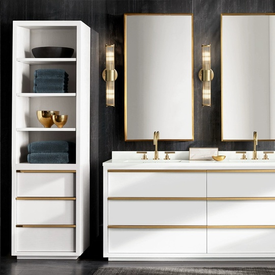 Настенный светильник медный CAMERON, Бра, 12*46, металл, LED.