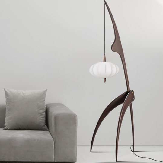 Напольный светильник MAI HE MAI цвета дерево Gustav, E27, 15 Вт