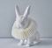Настольная лампа RABBIT 30*32, белый, смола