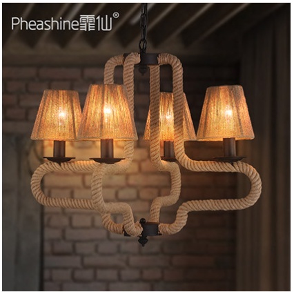 Дизайнерский светильник белый Argilyx, 65*55 см, светодиодный, E27, железо, веревка