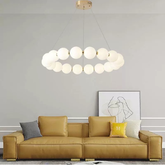 Светильник подвесной медный Uvloxi, медь, 52*8 см, светодиодная, LED