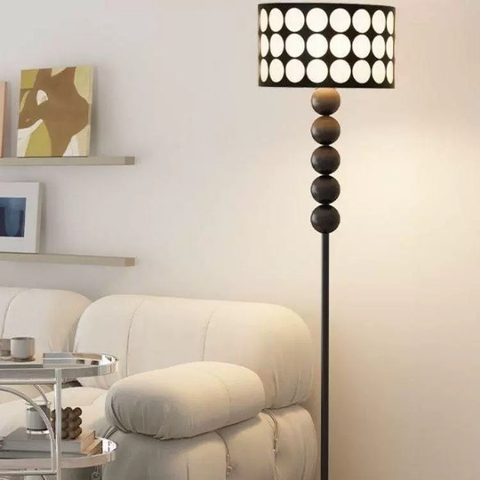 Торшер черный Eloran, 34*34*160 см, LED, Е27, металл, 14 Вт