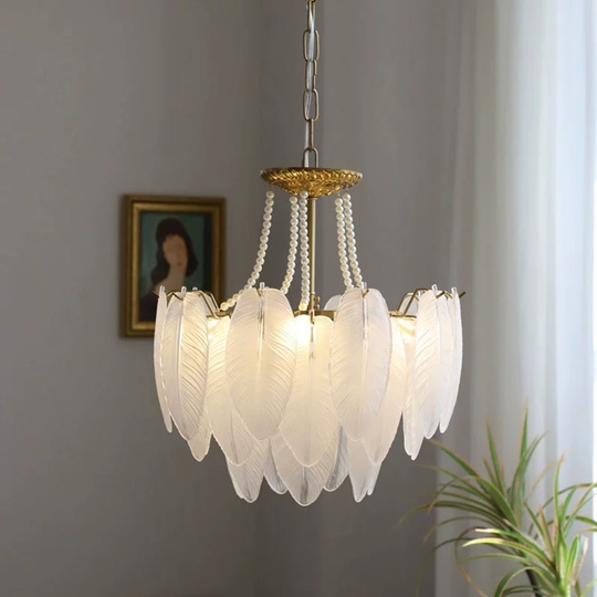 Люстра подвесная, медный, стекло, AMARYLLIS 80*45, металл, E14.