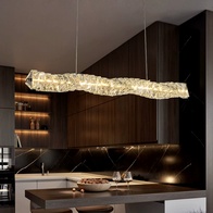 Люстра подвесная, хром, кристалл, ALVIN 80*12, металл, LED.