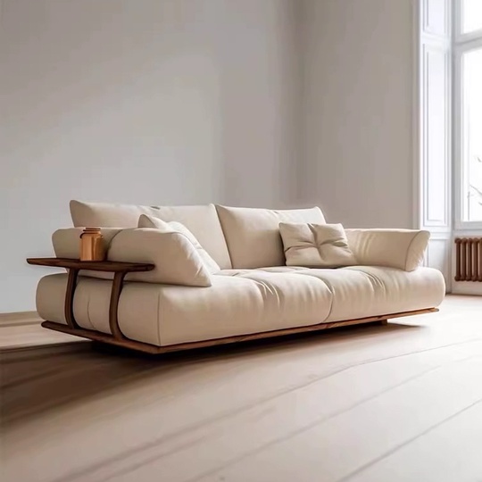 Прямой диван Elizabeth темный орех, ткань, 220*100*80 см