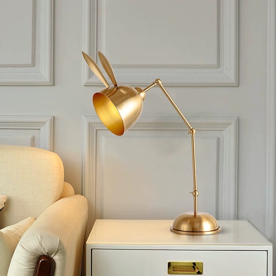 Настольная лампа BERNARD 36*70, бронза, металл, G9.