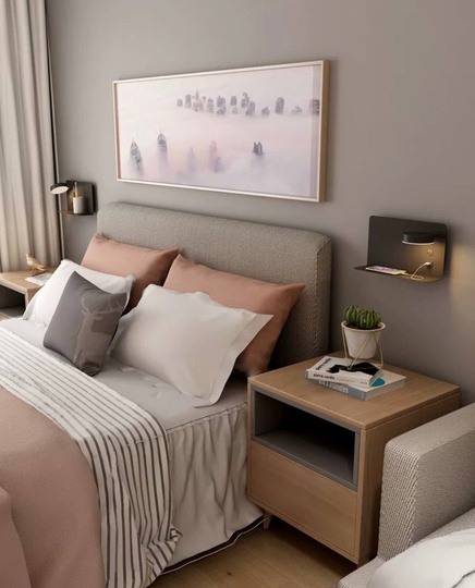 Настенный светильник, БРА COSKUN 16*32, черный, металл, LED.