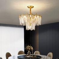 Люстра подвесная, медный, стекло, AUTOP 40*36, металл, E14.