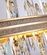 Люстра подвесная ERGEM 100*32 золото, стекло, металл, LED.