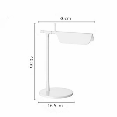 Настольная лампа AMALIA 30*40, белый, металл, G9.