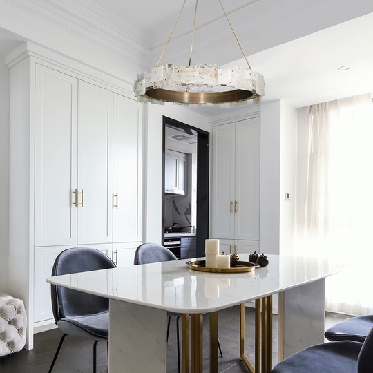 Люстра подвесная, бронза, стекло, CHANTI 70*95, металл, LED