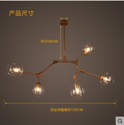 Люстра креативное освещение Северный кафе