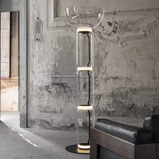 Торшер черный Elvoro, 40*40*117 см, LED, металл, 20 Вт