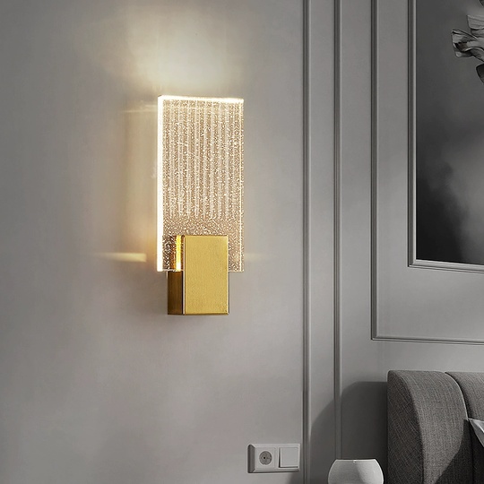 Настенный светильник ASOLLE, Бра, 11*28, бронза, медь, LED.