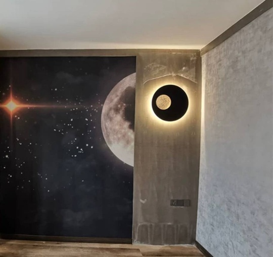 Настенный светильник LESTER 25*25, черный, металл, LED.