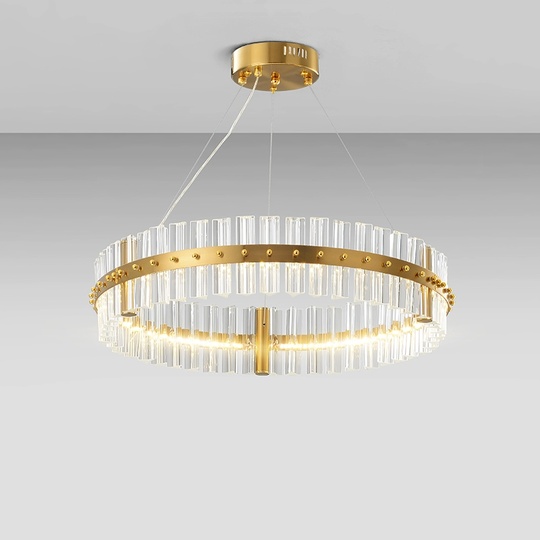 Люстра подвесная, бронза, кристалл, ANTIQUE 100*15, металл, LED.