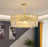 Люстра BACI 60*30 золото, стекло, металл, Е14.