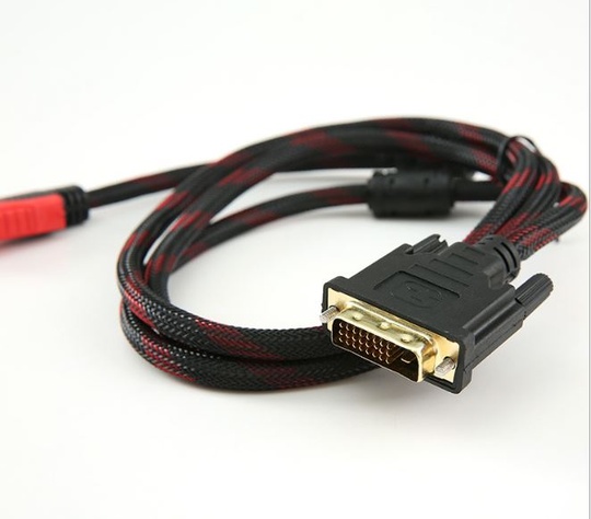 Кабель HDMI-DVI Jia Texing 24+1( 0.3 м)