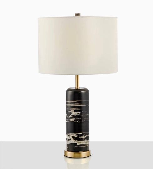 Настольная лампа SOFITO 68*38, античная бронза, мрамор.