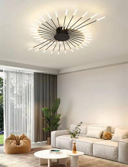 Люстры черная Elyzorn, металл, 105*9 см, светодиодная, LED