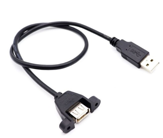 Кабель USB 2.0 с креплением