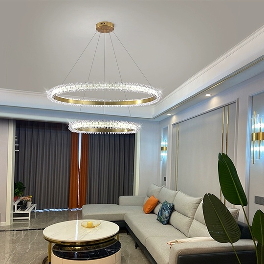 Люстра подвесная, медь, ПММА, ALI 60*80, металл, LED