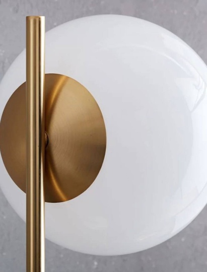 Настольная лампа NINA 15*543 античная бронза, мрамор, железо