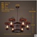 Дизайнерские светильник Aerquix 91*42 см, led, e14, железо, стекло, современный