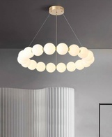 Светильник подвесной медный Uvloxi, медь, 72*10 см, светодиодная, LED