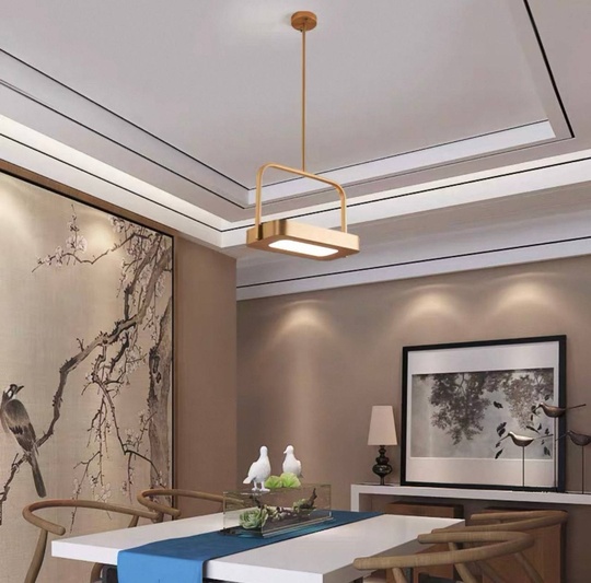 Люстра медная Elexor, металл, 38*27 см, светодиодная, LED