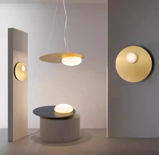 Люстра золотая Avexo, металл, стекло 36*1.5 см, светодиодная, LED