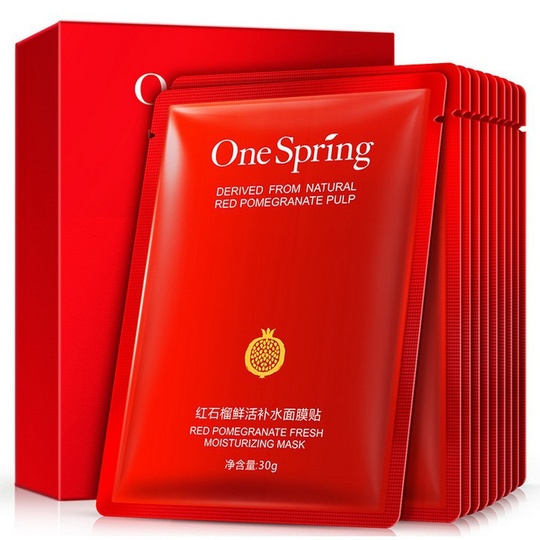 Маска с экстрактом красного граната Red pomegranate