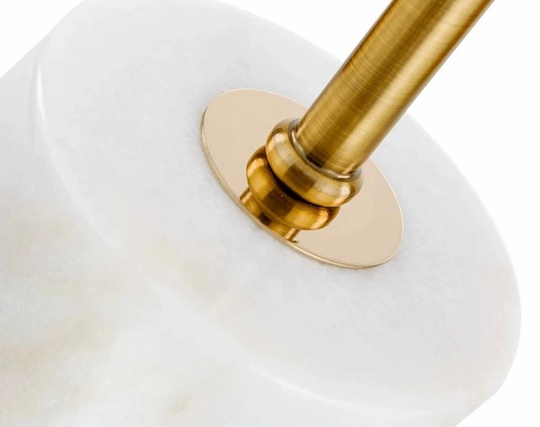 Настольная лампа NINA 15*543 античная бронза, мрамор, железо