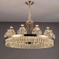 Подвесной светильник OSMAN 100*35, золотой, кристалл, металл,  LED.