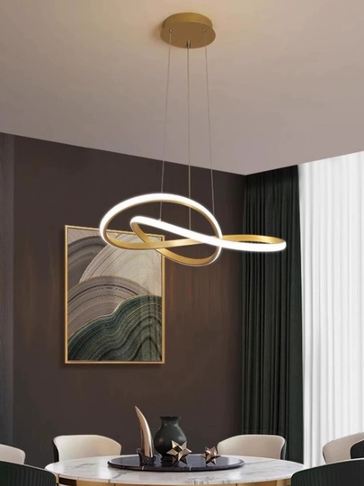 Люстра подвесная, золото, ПММА, JOSEPH GOLD 60*120, металл, LED