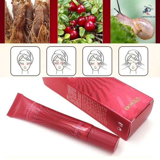 Крем вокруг глаз с экстрактом красного женьшеня и муцином улитки