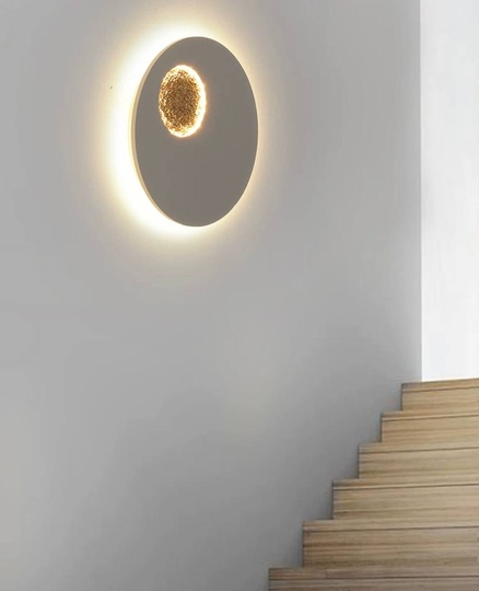 Настенный светильник LESTER 25*25, серый, металл, LED.