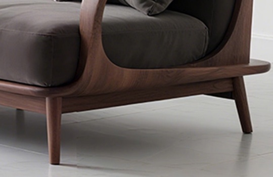 Диван черный орех, 240*85*80 см, итальянский стиль, ткань, не раскладной