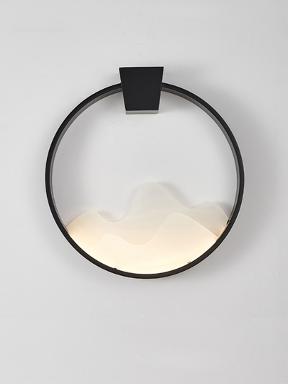 Настенный светильник черный, Lightstar Enna, 30 см, LED, 8 Вт