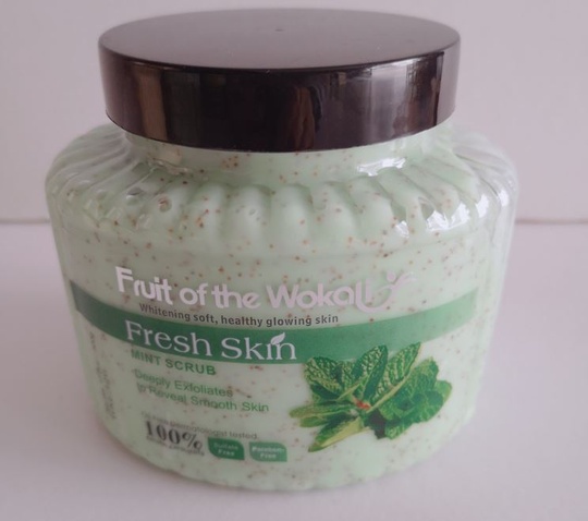 Отшелушивающий скраб для тела Мята Wokali Mint 500мл