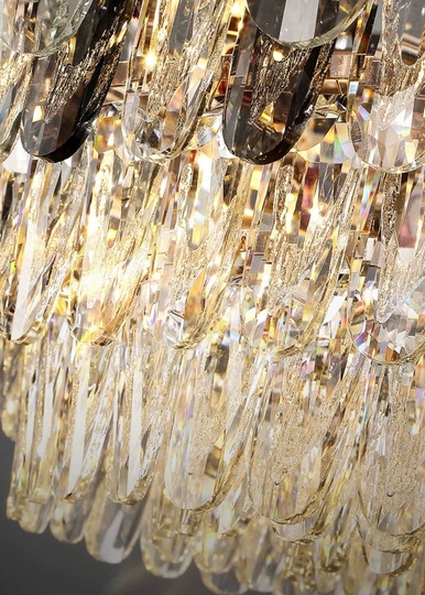 Подвесной светильник MIRAC 55*29, золотой, стекло, металл,  Е14.