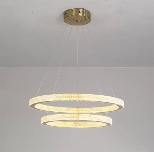 Люстра подвесная, медь, ПММА, MOWGLI 80*100 металл, LED.