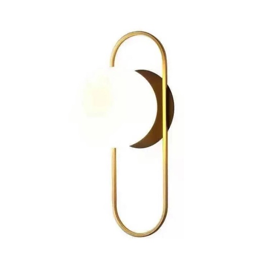 Настенный светильник, Бра, GARETH 18*24, медный, металл, E27.