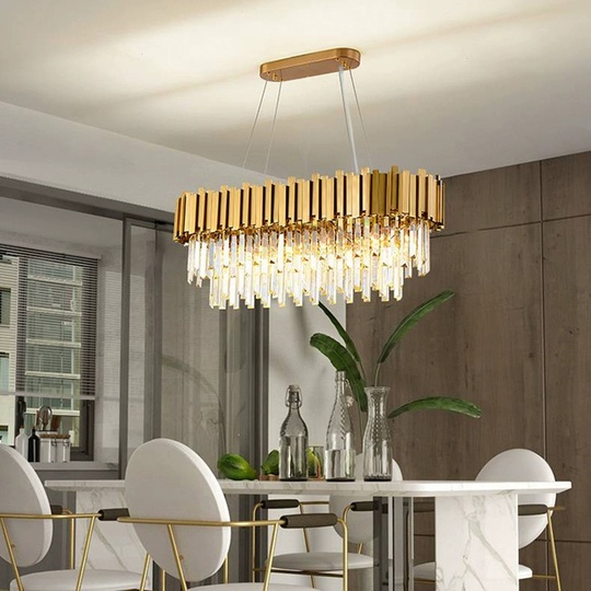 Люстра подвесная, медный, кристалл, BONNIE 120*35, металл, E14.