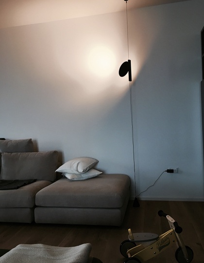 Напольный светильник черный OK, LED, 10 Вт