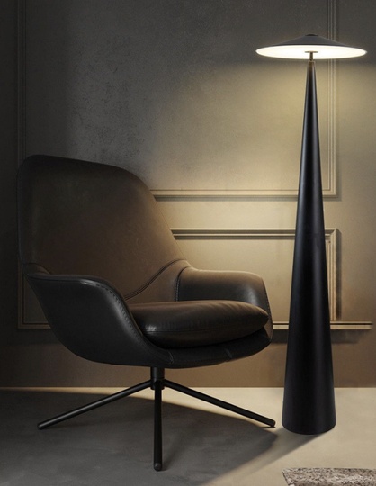 Напольный светильник черный Mushroom, LED, 5 Вт