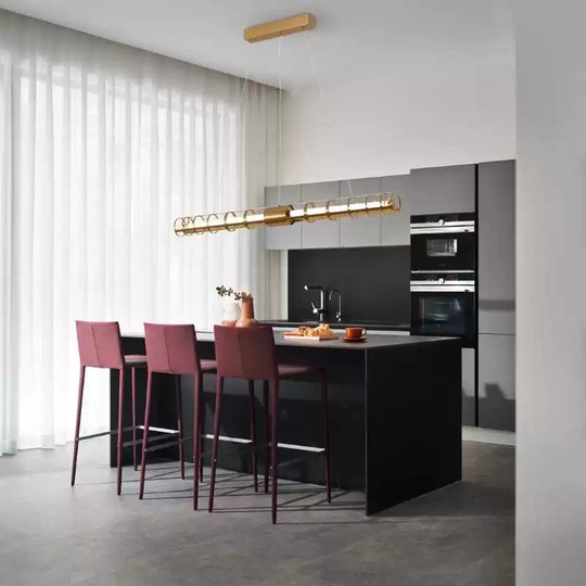 Светильник подвесной, золотой, Aeliora, металл, 180*10 см, светодиодная, LED